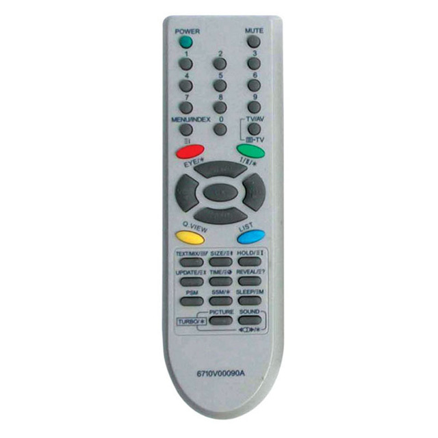 Factory Supply 6710V00090A TV Remote Control for CF-21Q45RQ CF-21S13KEX RT-20LA30 LED LCD TV Replacement OEM Custom 6710V00090 a