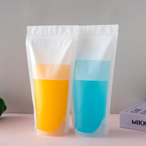 Bolsa de Caño plegable de almacenamiento de grado alimenticio a prueba de fugas de ocho lados, bolsa de pie para agua, jugo, vino, embalaje - Product Image 3