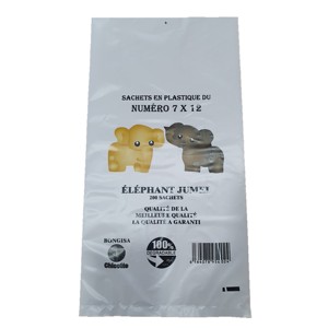 Sacs d'emballage organiques bon marché, numéro 7x12, protection de santé et de l'environnement, 50 pièces, emballage personnalisé - Product Image 4