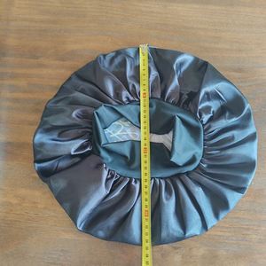 Wholesale Sleeping <b>Bonnets</b> Large Sleep Cap Custom Logo Wide Soft Band Satin <b>Bonnet</b> <b>for</b> Curly <b>Hair</b> - Product Image 4