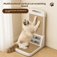 Hamac pour chat de haute qualité, pliable en forme de triangle, avec griffoir en sisal et jouets, tour pour chat