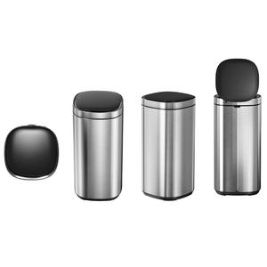 Cubo de basura con sensor inteligente, acero inoxidable, 5L, apertura automática de tapa, para cocina, dormitorio, sala de estar, color plateado - Product Image 3
