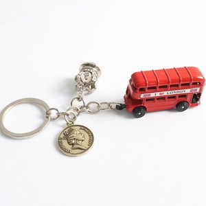 Porte-clés en métal souvenir de Londres, bus à double étage rouge, multi-breloques, Union Jack, cadeau souvenir de voyage britannique, vente en gros - Product Image 5