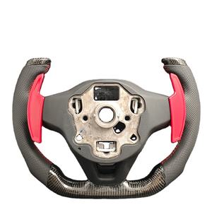 พวงมาลัยแอกครึ่งรอบคาร์บอนไฟเบอร์สำหรับ VW <span class=keywords><strong>Volkswagen</strong></span> Golf 8 R 5 6 7 MK8 MK6 MK7 7R 8R GTI POLO Passat B8 - Product Image 3