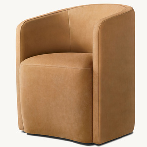 Sedia da Pranzo con Braccioli in Stile Americano Personalizzabile Rhoohill, Moderna Sedia in Velluto per Sala da Pranzo - Product Image 6