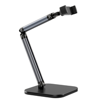 Support de tablette et de téléphone Feixiang X69Pro en alliage d'aluminium, support de bureau réglable en métal durable compatible avec iPad