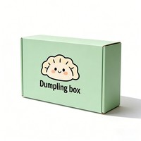 Boîtes d'expédition en carton ondulé pour emballages de dumplings chinois en gros, avec séparateur, pour aliments surgelés, empanadas et dumplings