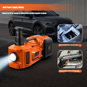 แม่แรงยก<span class=keywords><strong>รถ</strong></span>ไฮดรอลิกไฟฟ้า 12V สำหรับ<span class=keywords><strong>รถ</strong></span> SUV และรถเก๋ง ขนาดเล็ก 0 <span class=keywords><strong>ตัน</strong></span> พร้อมปั๊มลม วัสดุเหล็ก สำหรับ<span class=keywords><strong>รถ</strong></span>ยนต์ - Product Image 3