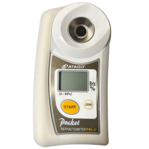 VEIDT - Nouveau en stock - Réfractomètre portable ATAGO PAL-J - Hydromètre - Mesures précises jusqu'à 0,01 % pour P - Product Image 1