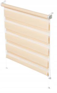 Mini Zebra Blinds for <strong>Windows</strong>, Roller Blinds <strong>Windows</strong> Shades,Dual Layer Light Control for Day and Night - Product Image 3