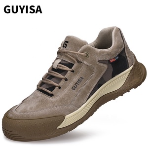 GUYISA नई सुरक्षा जूता आउटडोर कार्यस्थल गैर पर्ची इस्पात पैर की अंगुली सुरक्षा काम जूते - Product Image 6