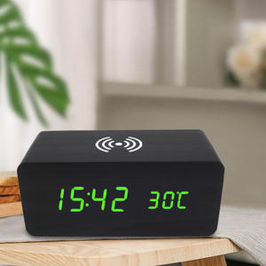 Fuente de fábrica estación meteorológica amanecer despertar luz LED Mesa despertador digital Reloj despertador parlante y despertador FM - Product Image 6