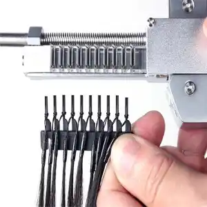 Nova máquina de extensão de cabelo não-traço 6d, ferramenta conector de queratina para cabelo, equipamento profissional