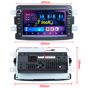 Radio Reproductor Android de 8 Pulgadas para Renault <span class=keywords><strong>Sandero</strong></span>/Duster/Logan/Dokker/Dacia con GPS, Wifi, FM, Carplay y 7 <span class=keywords><strong>Colores</strong></span> de Luz, Estéreo para Auto - Product Image 2