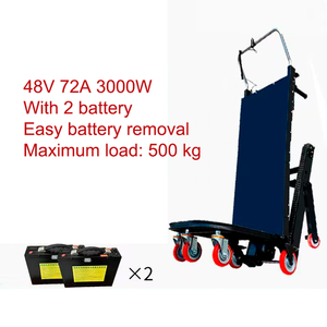 NEUER Typ Geräuscharmer Elektrischer Treppensteiger Aluminiumlegierung Geschlossene Plattform OEM Raupenliftwagen Handkarren <span class=keywords><strong>Trolley</strong></span> - Product Image 4