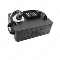 Machine à fumée à effet colonne d'air avec éclairage RGB, télécommande, DMX512, 1500W