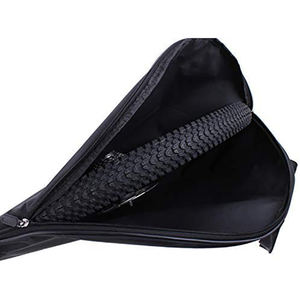 カスタマイズされた防塵ポリエステルロード自転車ホイールキャリーバッグ便利なソフトサイクリングホイールセットバッグ - Product Image 3