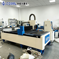Machine de découpe laser CORAL CRL-3015A-12000W compatible AI/PLT pour la fabrication industrielle de l'acier au manganèse