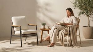 (Garden Balcony Porch Garden Backyard Lawn Furniture) New Design <b>Wicker</b> Weaving Relaxing <b>Chair</b> for Indoor and <b>Outdoor</b> use - Product Image 5