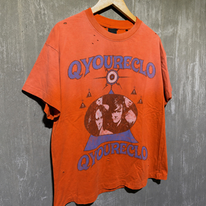 QYOURECLO T-Shirt <span class=keywords><strong>da</strong></span> <span class=keywords><strong>Uomo</strong></span> Personalizzata in 100% Cotone Lavorato a Maglia, Effetto Lavaggio Acido, Oversize, Stile Vintage - Product Image 2