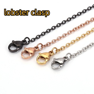 Chaîne de collier classique en acier inoxydable 316L plaqué or 18 carats en forme de O, maillons Rolo, pour la fabrication de bijoux, idéale pour les anniversaires - Vente en gros - Product Image 4