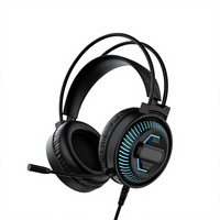 Casque de jeu filaire USB avec micro RGB HIFI pour PC, produit électronique en gros PJT-DEP2448