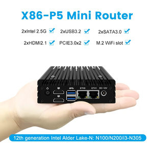 Topton P5 12th Gen Micro tường lửa máy tính i3 n305 n355 N100 N150 DDR5 2xi226-v 2.5g Lan Pocket Mini PC không quạt proxmox máy chủ - Product Image 2