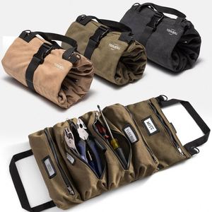 Échantillon gratuit : Sac de golf portable robuste noir, grand format, 13 poches, organiseur de sac de golf enroulable, USB, étanche, pour hommes - Product Image 3