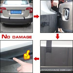 Protection de pare-chocs arrière universelle noire facile à utiliser pour voitures et SUV, protection de pare-chocs arrière de camion, accessoire de pare-chocs avant - Product Image 5