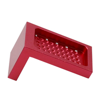 Mini règle en forme de T de charpentier T50 Type T Scriber à bois en alliage d'aluminium outil de mesure de traçage du bois pour le bricolage