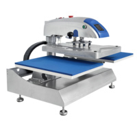Nouvelle presse à chaud pneumatique automatique à double station et imprimante à plat pour la sublimation de t-shirts et le transfert textile