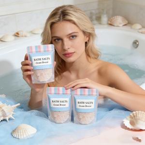 Sachet Doypack personnalisé réutilisable pour savon liquide, sel de bain, emballage de produits de bain au sel de mer, pochette à fermeture éclair en plastique, sac d'emballage pour produits de bain - Product Image 6