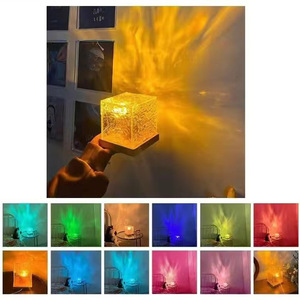 USB Northern <b>Lights</b> Dynamic Ocean Wave Pattern Colorful LED Bedroom Decoration Projection <b>Light</b> Square - Product Image 6