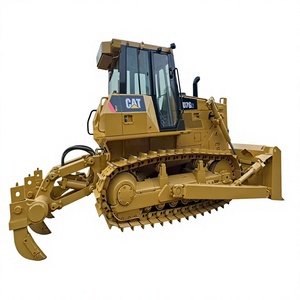 Tracteur sur chenilles Cat D7G pour le défrichement de chantiers de construction avec lame semi-U à haute pénétration et cabine confortable - Product Image 1