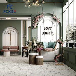 Custom Display Furniture and Interior Decoration Retail Fixtures and Cake Store Layout Solutions for Flower Coffee <strong>Shop</strong> Design - Product Image 6