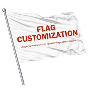 Drapeau promotionnel scolaire personnalisé 3x5 pieds, polyester léger, bannière extérieure à sublimation vierge pour logo, tout design, 90*150cm - Product Image 1