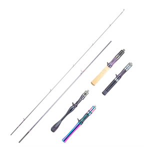 <span class=keywords><strong>Canne</strong></span> à pêche OEM 1,53 m 1,68 m 1,8 m pour la pêche au jigging, idéale pour la capture de la carpe à bec de pêcheur, du gudgeon à bec ouvert et de la perche. - Product Image 1