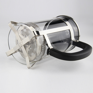 Cafetera <span class=keywords><strong>Francesa</strong></span> de Plata al por Mayor, Cafetera <span class=keywords><strong>Francesa</strong></span> para Café, Té, Leche, Vidrio de Borosilicato y Libre de BPA, Cafetera de 34 oz - Product Image 3