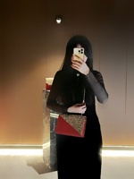 Tas Pesta Berhias Rhinestone untuk Wanita, Tas Selempang Rantai Kristal Berpayet, Tas Kulit PU dan Tas Tangan