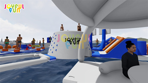 Plateforme flottante <span class=keywords><strong>gonflable</strong></span> pour fête JOYFUL FUN, plateforme <span class=keywords><strong>gonflable</strong></span> pour tente - Product Image 3