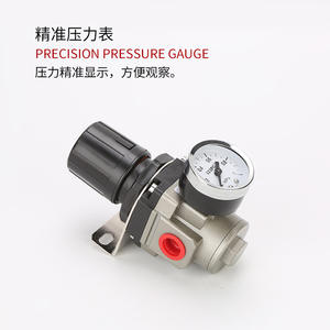 Válvula Reguladora de Presión Neumática AR2000-02, Manómetros de Presión de Aire; Válvula Reductora AR3000-03, Manómetros de Presión AR4000-04 - Product Image 3