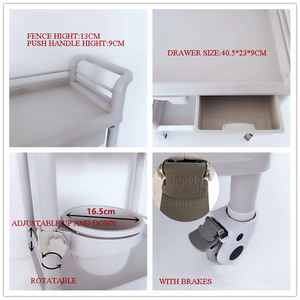 Medical Multifunctional <strong>Trolley</strong> Cart ABS Emergency Surgical Instrument <strong>Trolley</strong> Premium ABS Products 2 or 3 Layer <strong>Trolley</strong> Other - Product Image 6