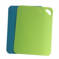 Planche à découper en PP, lot de 4, fournie par l'usine, planche à découper en plastique flexible pour la cuisine, multifonctionnelle, pour découpe classifiée, en stock