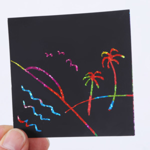 Tùy Chỉnh Hoàn Thành Cầu Vồng <span class=keywords><strong>Scratch</strong></span> Giấy Lưu Ý Scraping Sheets DIY <span class=keywords><strong>Scratch</strong></span> Tranh Nghệ Thuật Giấy <span class=keywords><strong>Scratch</strong></span> Off Vẽ Giấy - Product Image 2