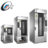 Four à convection de boulangerie commercial à gaz et électrique à 5/10/15 plateaux pour gâteaux, pain, baguettes, pains cuits à la vapeur, maïs