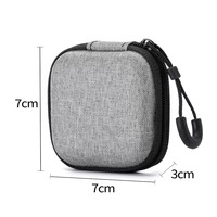 Étui de protection résistant aux chocs, imperméable, en EVA et nylon, boîte de rangement, sac de rangement, logo personnalisé, portable, pour produits électroniques
