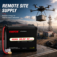 Baterai Drone Semi Solid State 40000mAh 18S Laris Manis Baterai UAV 18S Kapasitas Tinggi untuk Drone Pertanian dan Industri