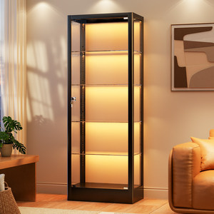 Vetrina Espositiva in Metallo e Vetro, Armadio per Esposizione e Conservazione per Negozi Commerciali e Collezioni - Product Image 6