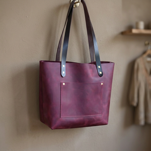 Sacs à main décontractés pour femmes en cuir véritable tendance BS INTERNATIONAL, deux sangles, fermeture éclair, grande capacité - Product Image 4