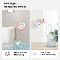 Dernier modèle de capteur de niveau d'eau intelligent sans fil Wi-Fi pour la détection de fuites d'eau dans la cuisine et la salle de bain, avec alarme et application Smart Home Life